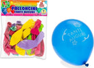 Teorema: Teos - Palloncini Colorati Tanti Auguri 25 Cm 25 Pz - Busta