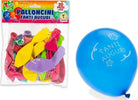 Teorema: Teos - Palloncini Colorati Tanti Auguri 30 Cm 20 Pz - Busta