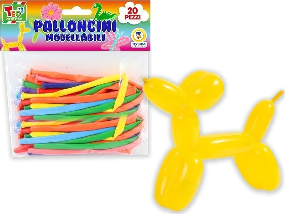 Teorema: Teos - Palloncini Modellabili Col. Lung.28Cm 20Pz - Busta