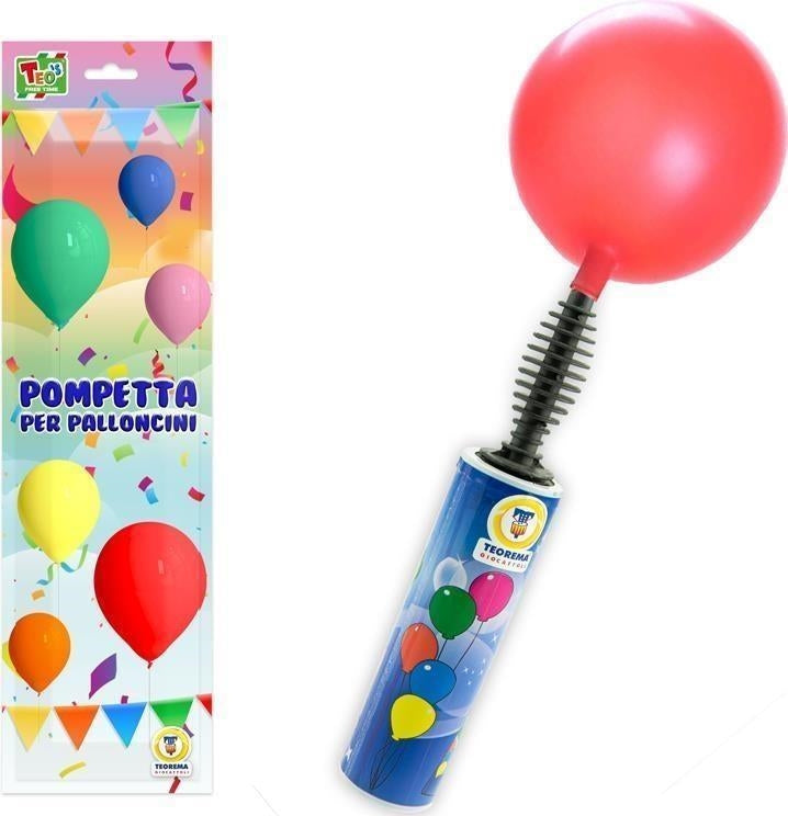 Teorema: Teos - Pompetta Per Palloncini 28Cm - Busta