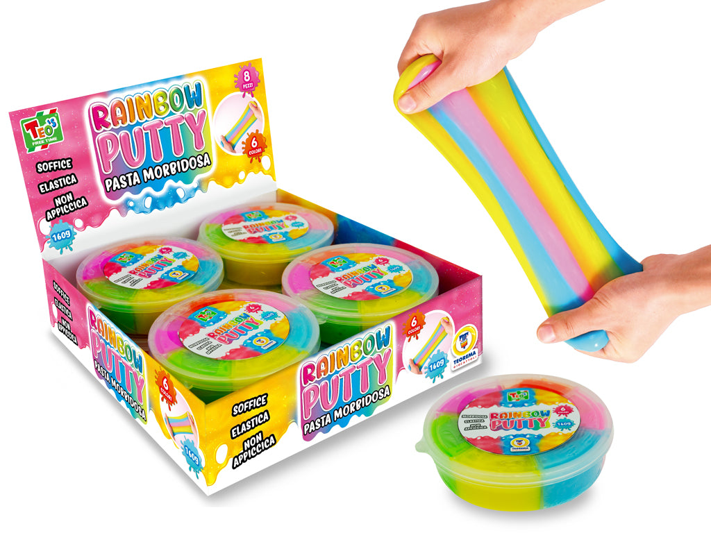 Teorema: Teo's Freetime - Putty Multicolor 8 Pz 160 Gr - Display Box