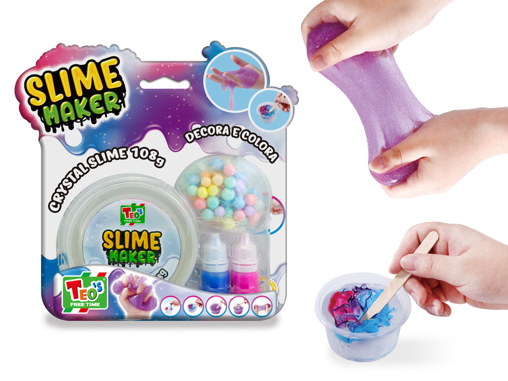 Teorema: Teo's Freetime - Set Crea Il Tuo Slime 108 Gr - Blister