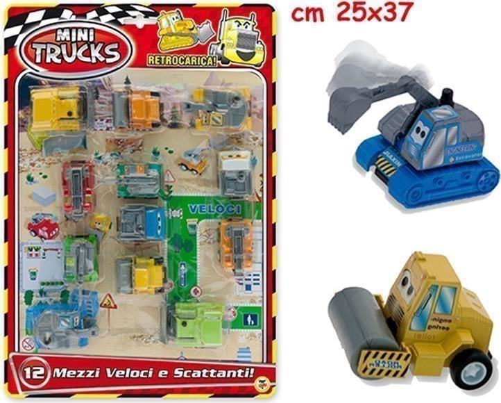 Teorema: Mini Truck 5 Cm A Retrocarica Con Occhi (Assortimento)