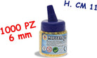 Teorema: Teo's - Pallini in Biberon 1000 Pz 6 Mm Con Dosatore 11 Cm 11