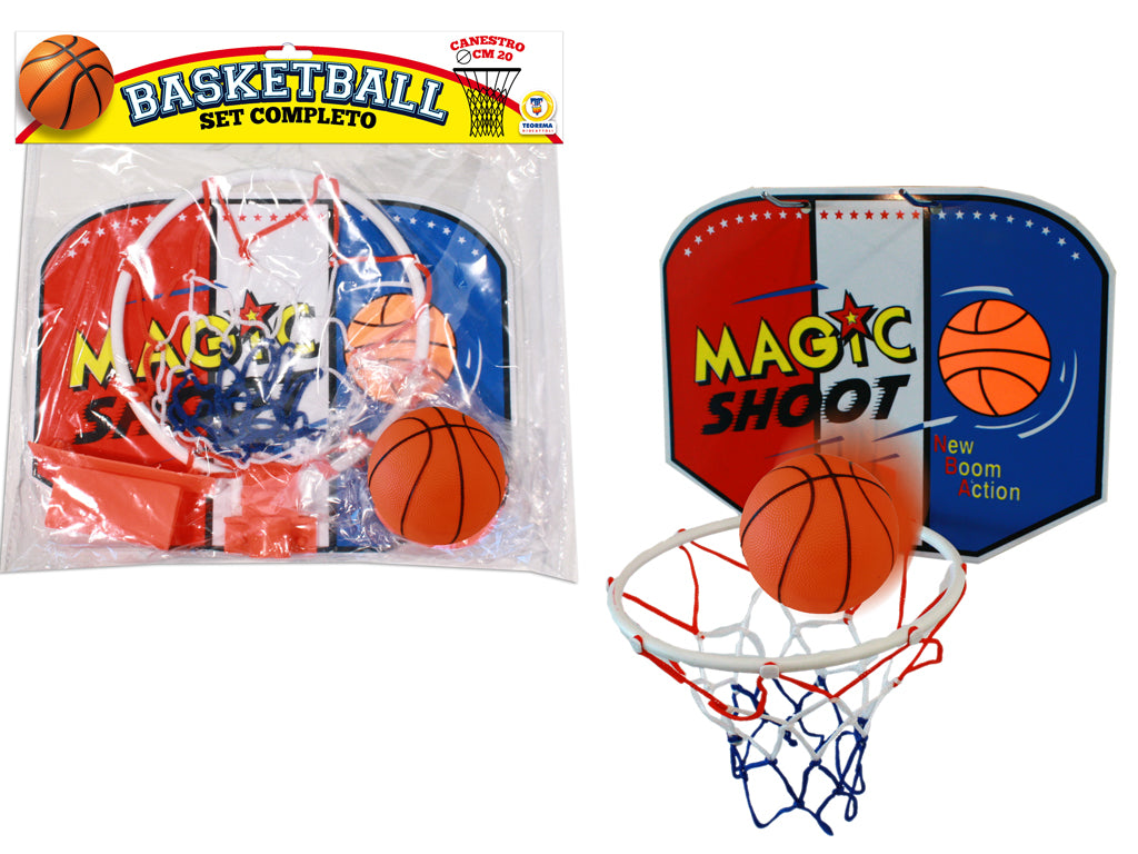 Teorema: Teosport - Gioco Basket C/Palla Gonfia Diam Cm 20