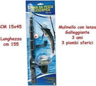 Teorema: Teosport - Canna Da Pesca Telesc. C/Mulinel. 155Cm