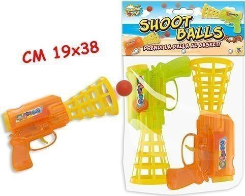 Teorema: Teos - Sshoot Balls - Blister 2 Pistole Canestro Con Pallina
