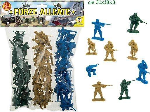 Teorema: Teos - Busta Soldatini Forze Alleate 60Pz
