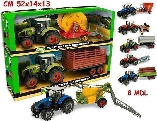 Teorema: Linea Verde - Trattore A Frizione Con Rimorchio