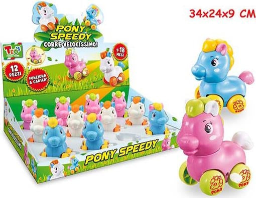 Teorema: Teos - Pony Funny Con Molla (Assortimento)