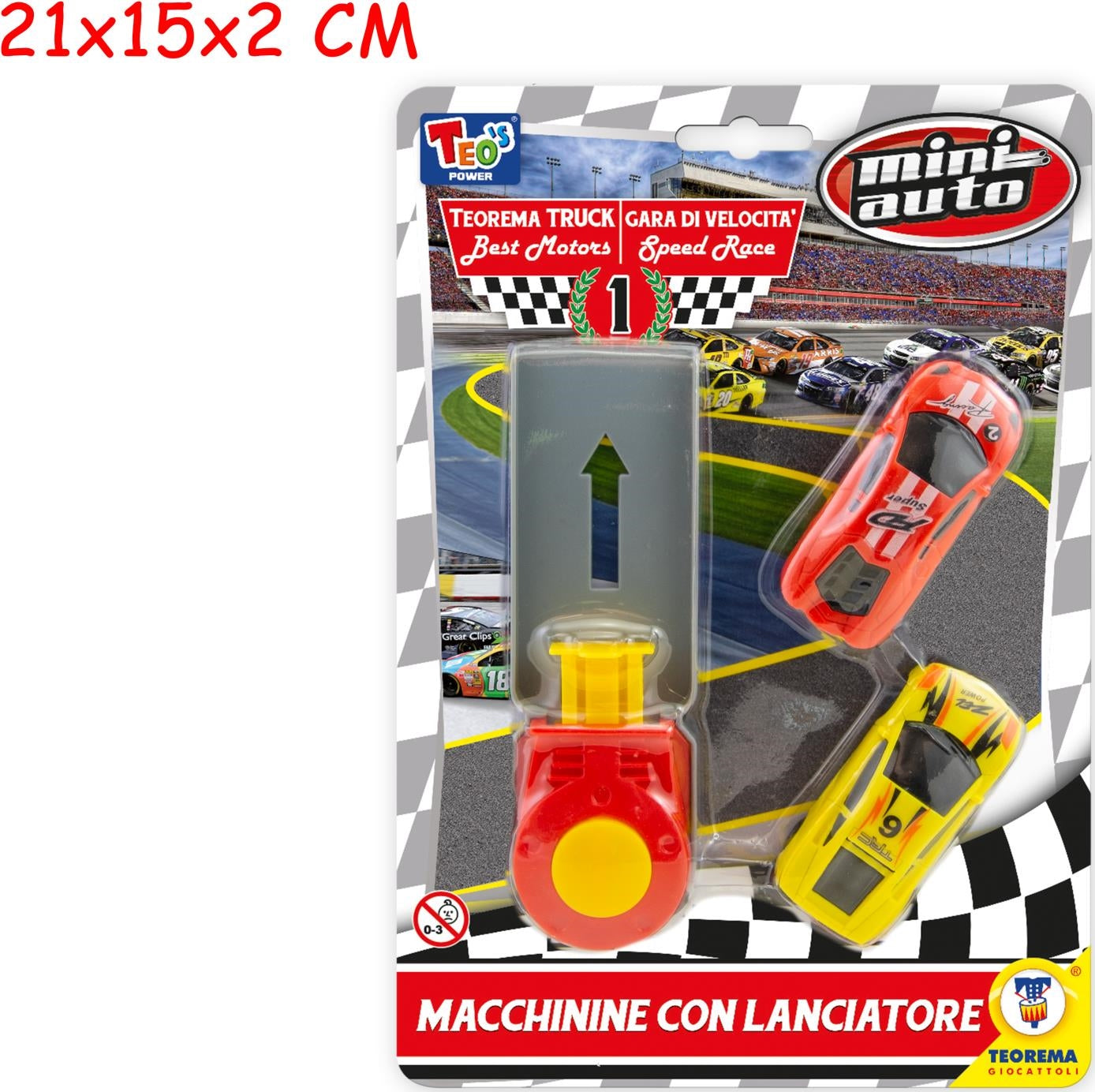 Teorema: Teos - Macchinine Racing Con Lanciatore (Assortimento)
