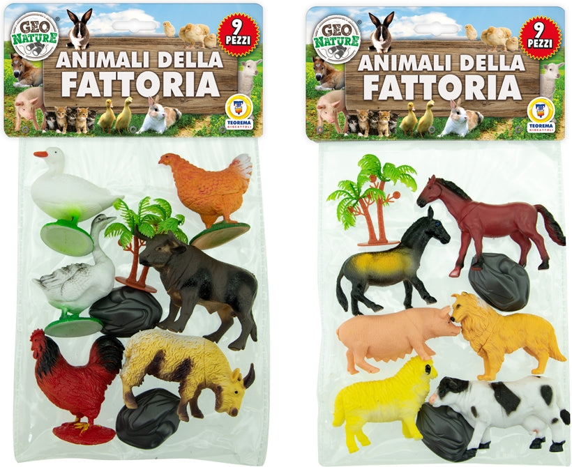 Teorema: Geo Nature - Animali Della Fattoria 6 Pz In Busta (Assortimento)
