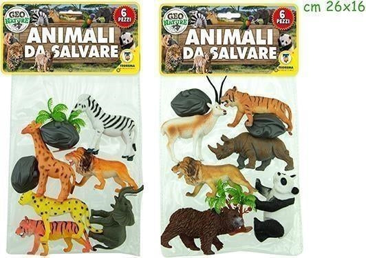 Teorema: Geo Nature - Animali Da Salvare 6 Pz In Busta (Assortimento)