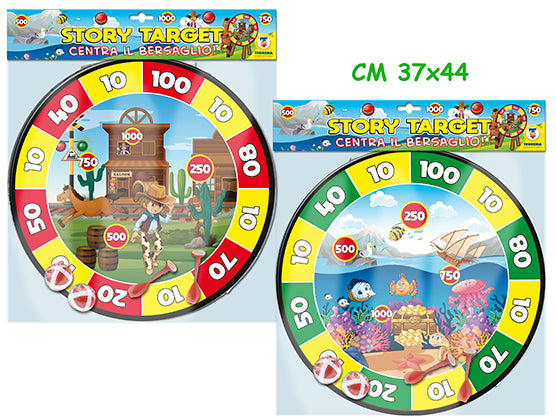 Teorema: Story Target In Velcro C/Palline E Freccette 2 Ass - Busta