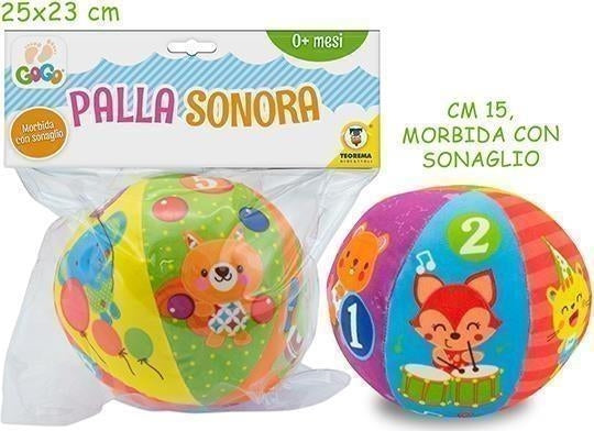 Teorema: Prima Infanzia Gogo - Palla Morbidosa Con Sonaglio - Busta