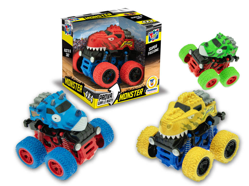 Teorema: Teos - Monster Dino 4X40 Off Road 4 Modelli Ass Frizione - Open Touch Box