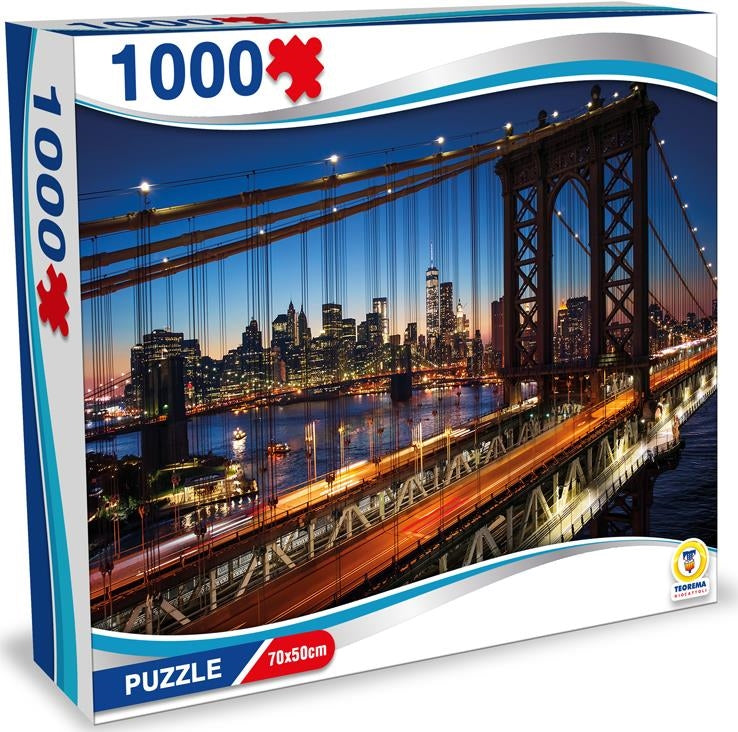 Teorema: Puzzle Ponte Di Brooklyn 1000 Pz 70X50Cm - Box