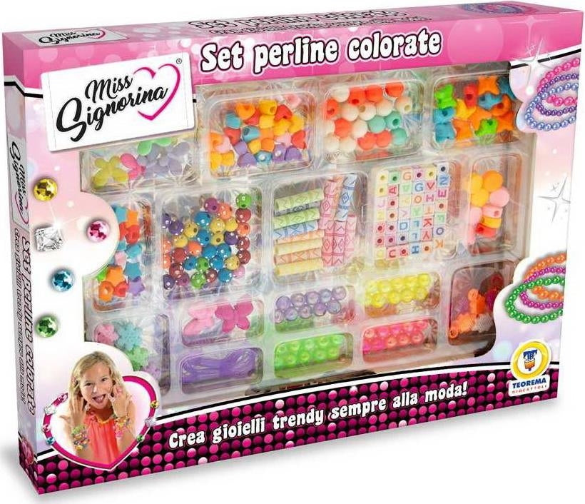 Teorema: Miss Signorina - Perline Colorate Assortite - Window Box