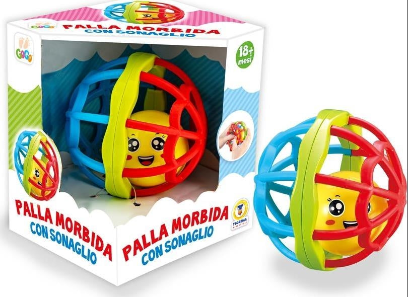 Teorema: Baby - Palla Morbida Con Sonaglio - Open Touch Box