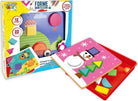 Teorema: Plastiart - Gioco Montessori Figure Geometriche 22 Pz 12 Schede - Window Box