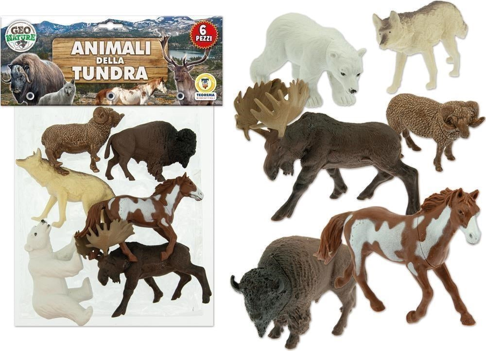 Teorema: Geo Nature - Animali Della Tundra Rigidi 6 Pz - Busta