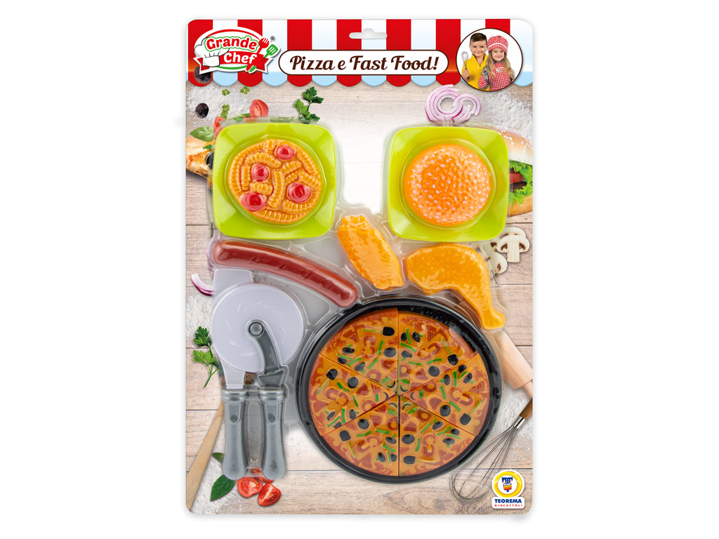 Teorema: Grande Chef - Pizza And Fast Food Set - Blister