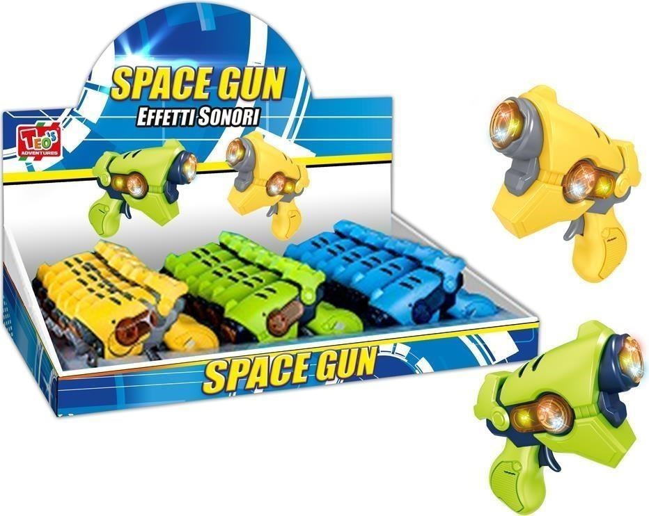 Teorema: Teos - Space Gun Luci E Suoni 3 Col. Ass - Display Box
