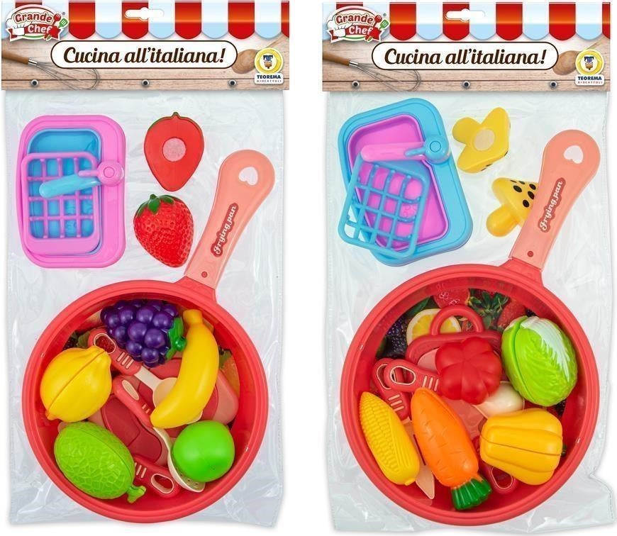 Teorema: Grande Chef - Frutta E Verdura Con Velcro In Padella 2 Ass - Busta