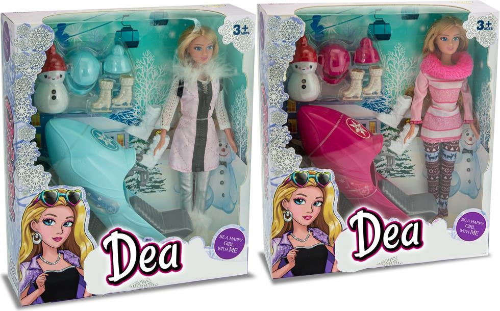 Teorema: Dea - Bambola Gita Sulla Neve 29 Cm 2 Ass - Window Box