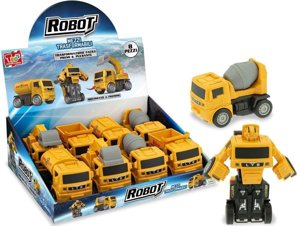Teorema: Teo's - Mezzi Da Lavoro A Frizione Robot (Assortimento)