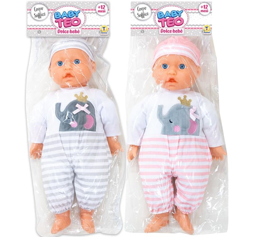 Teorema: Baby Teo - Bambolotto 40 Cm Corpo Soffice 2 Col Ass - Busta