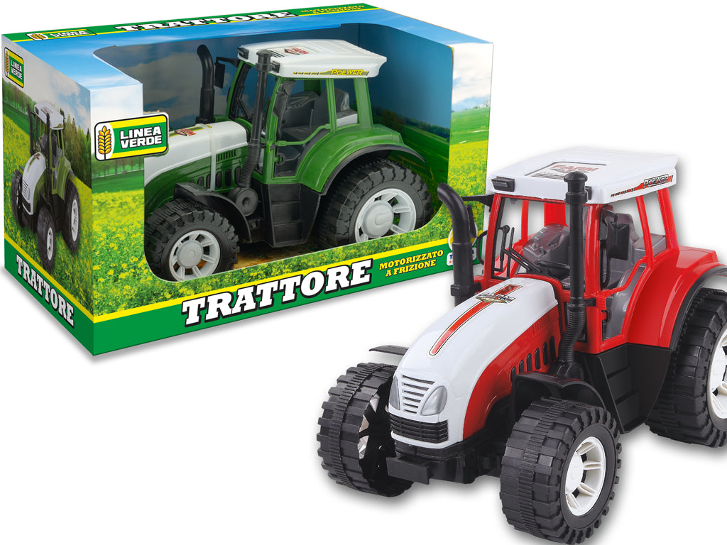 Teorema: Linea Verde - Trattore A Frizione 2 Colori Ass - Open Touch Box