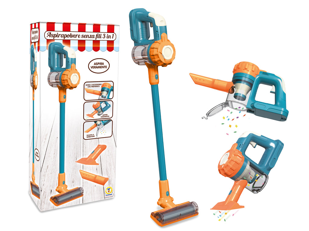 Teorema: Aspirapolvere Senza Fili 3 In 1 17X15x75 Cm - Box