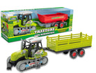 Teorema: Linea Verde - Trattore Con Rimorchio A Frizione 3 Mdl Ass - Window Box