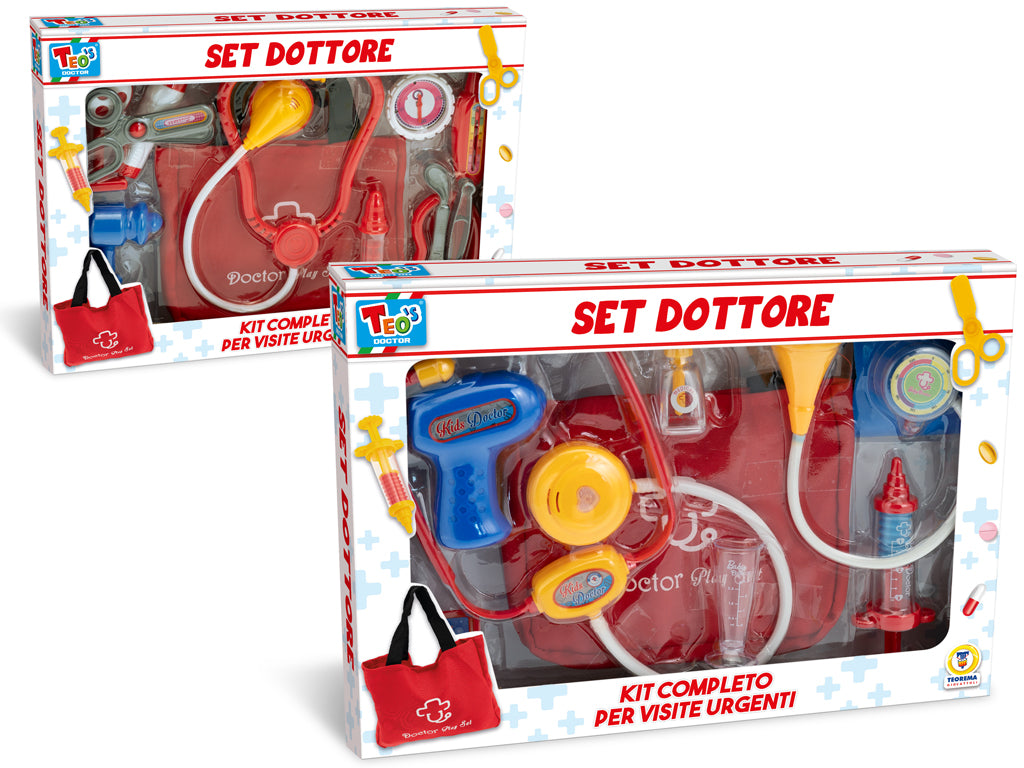 Teorema: Teos - Set Dottore Con Valigetta Stetoscopio 2 Mdl Ass - Window Box