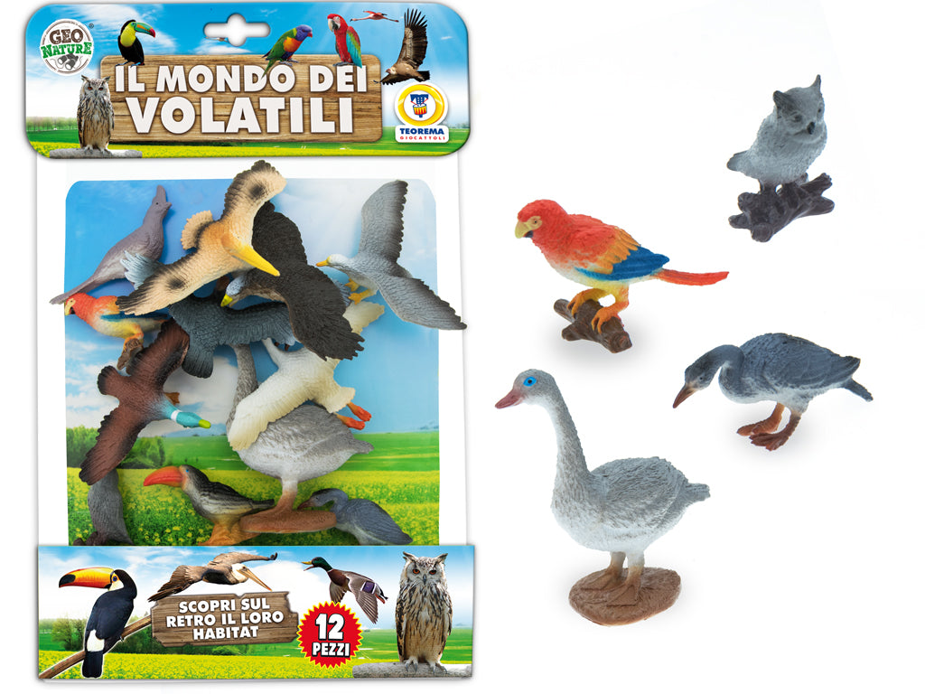 Teorema: Geo Nature - Animali Volatili 12 Pz - Busta