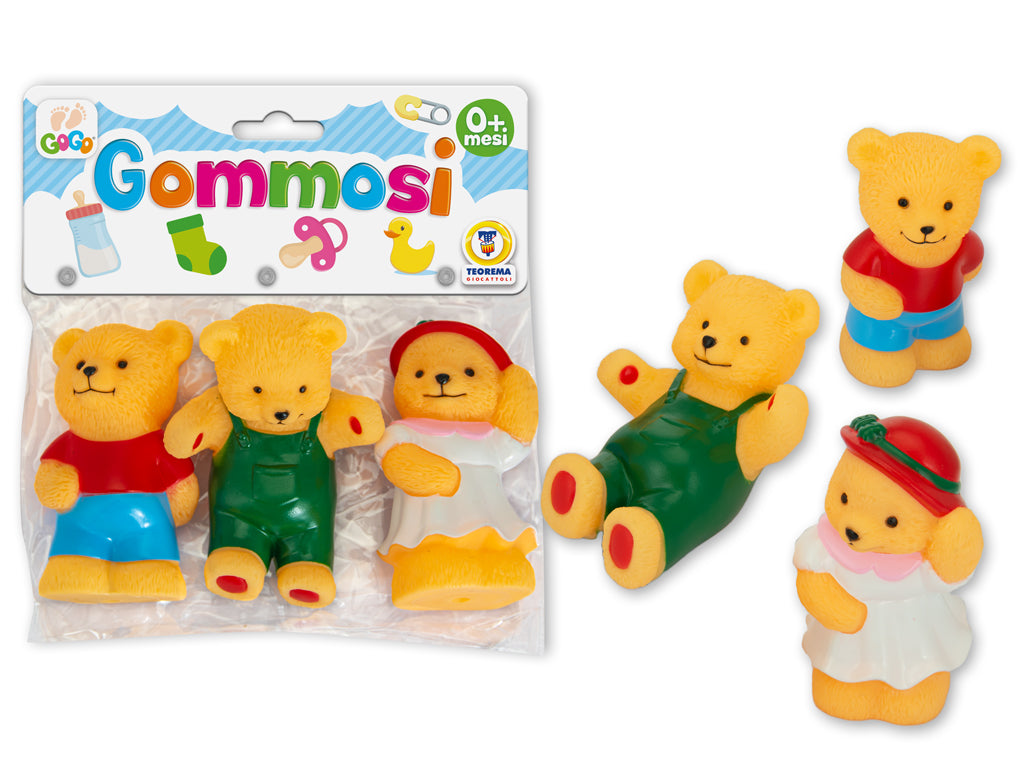 Teorema: Gogo - Gommosi Orsetti 3 Pz - Busta