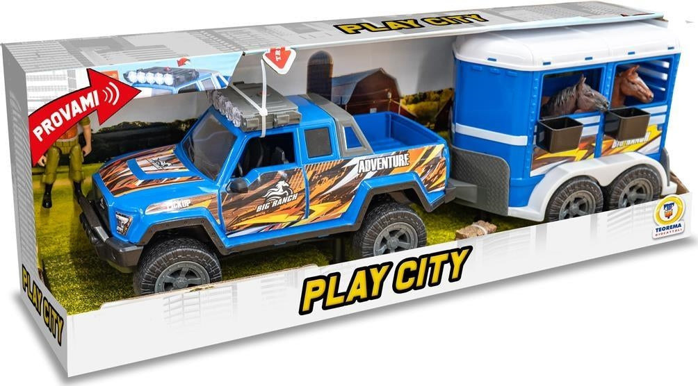 Teorema: Play City - Playset Trasporto Cavalli - Open Touch Box