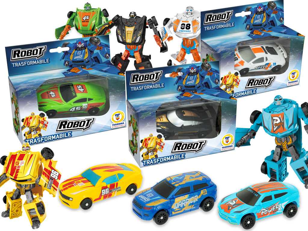Teorema: Teo's - Robot Trasformabile Macchine (Assortimento)