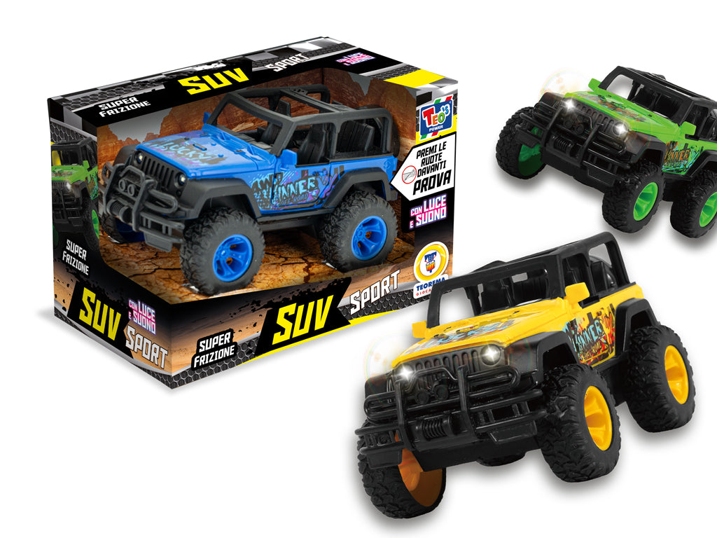 Teorema: Play City - Fuoristrada 4X4 Luci E Suoni 3 Mdl Ass - Open Touch Box