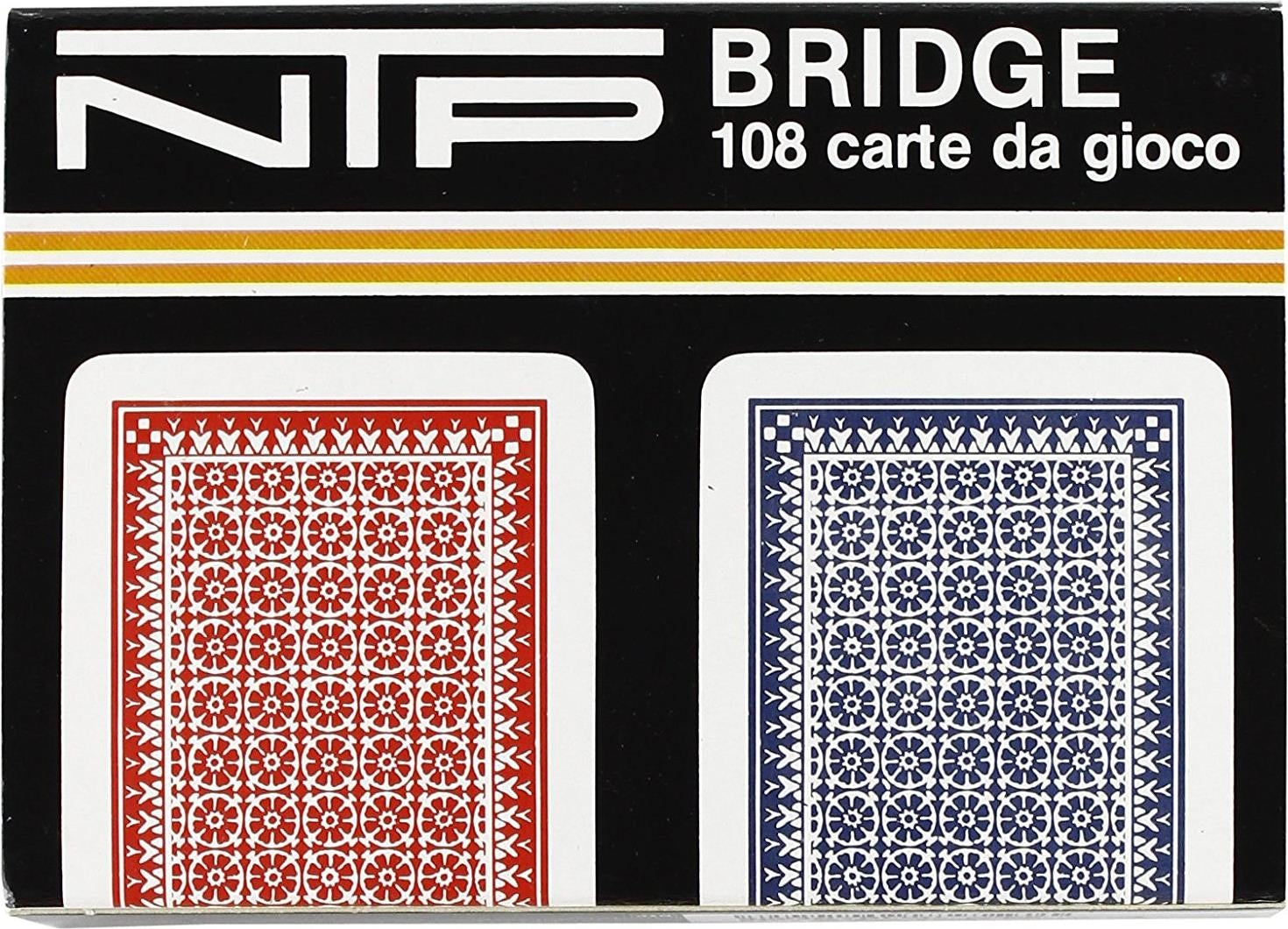 NTP: Carte Da Gioco Bridge 108 Carte Pvc