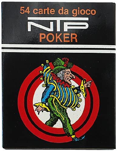 NTP: Carte Da Gioco Poker Floreale Rosso Pvc