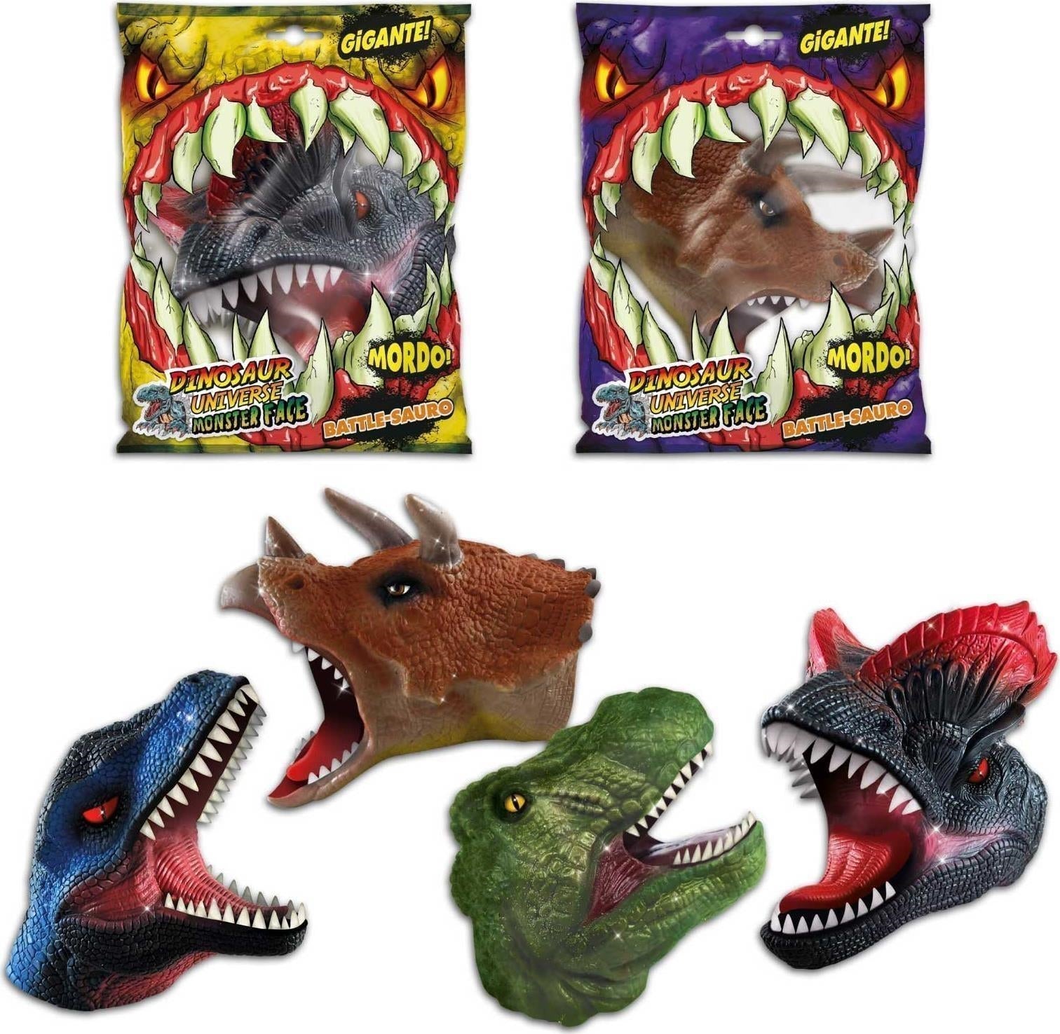 Dynit: Dinosaur Universe Monster Face - Battle Sauri (Assortimento)