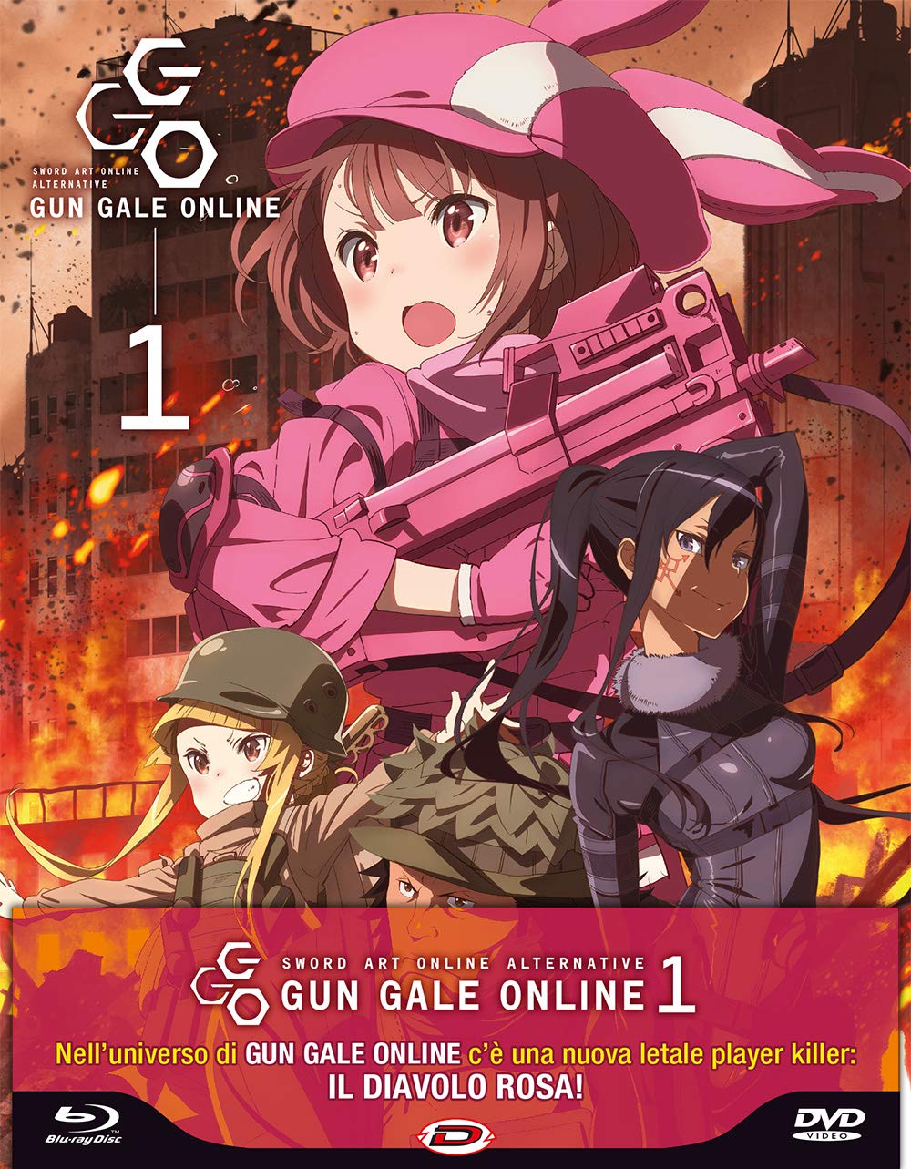 Sword Art Online Alternative Gun Gale Online #01 (Eps 01-06) (Blu-Ray+Dvd) (Ltd)