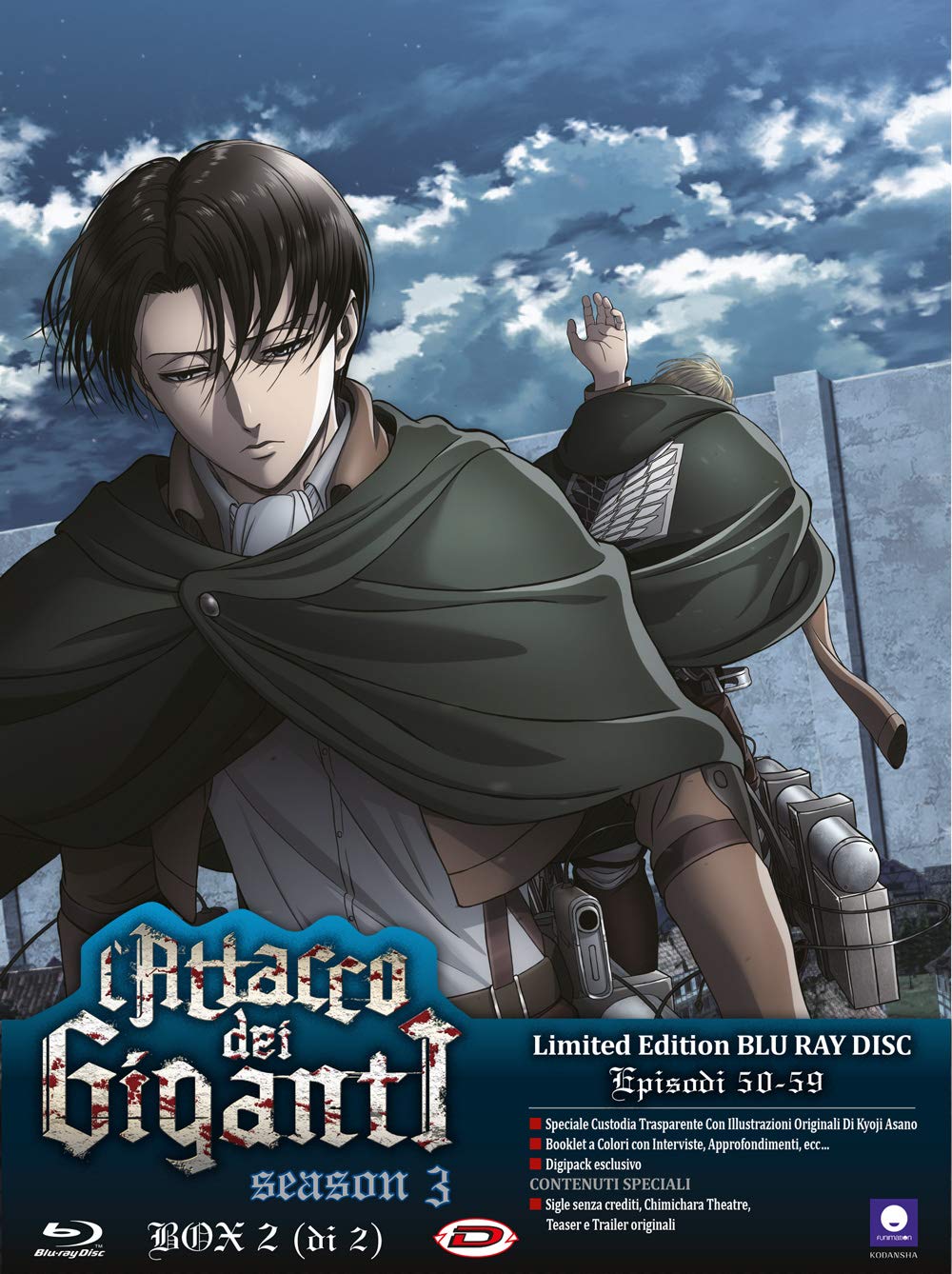 Attacco Dei Giganti (L') - Stagione 03 Box #02 (Eps 13-22) (2 Blu-Ray) (Ltd Edition)