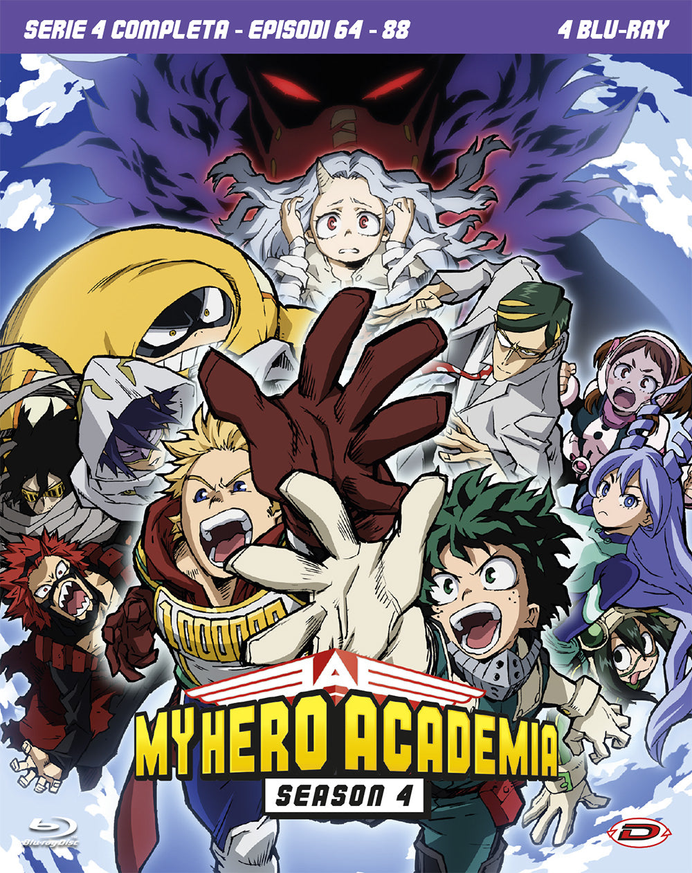 My Hero Academia - Stagione 04 The Complete Series (Eps 64-88+2 Oav) (4 Blu-Ray)