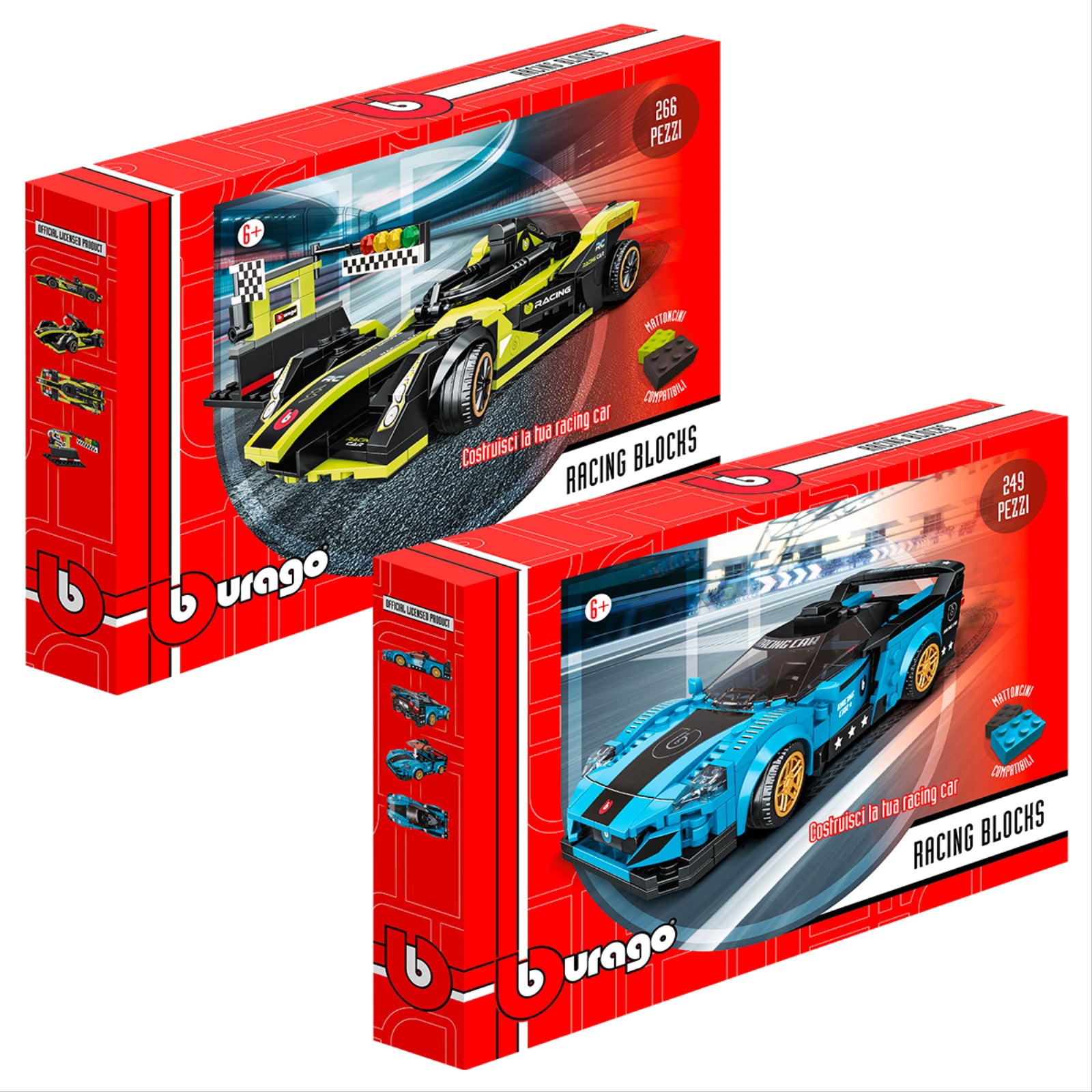 Bburago: Racing Blocks (Assortimento)