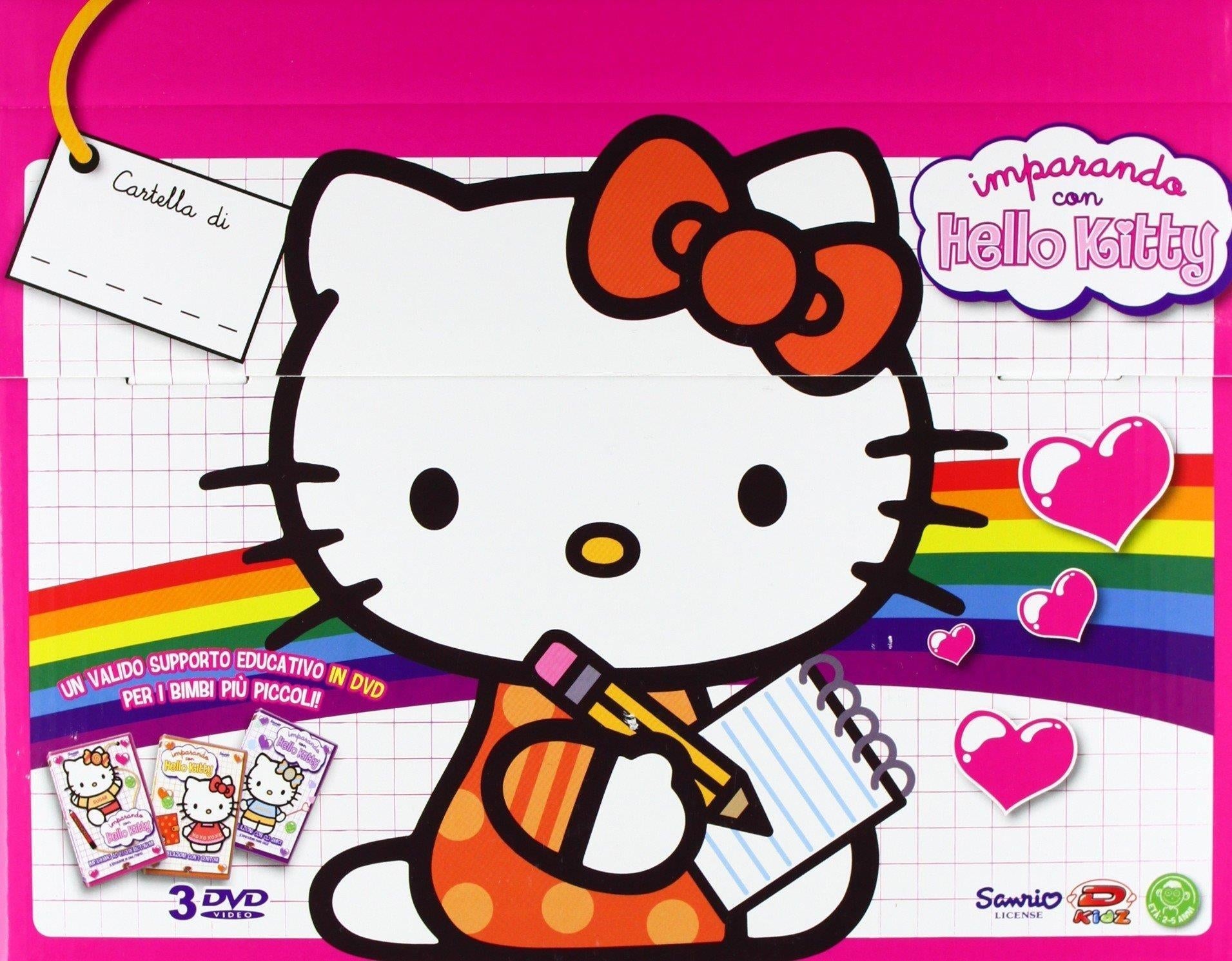 Hello Kitty - Imparando Con Hello Kitty - Cartella Box (3 Dvd)