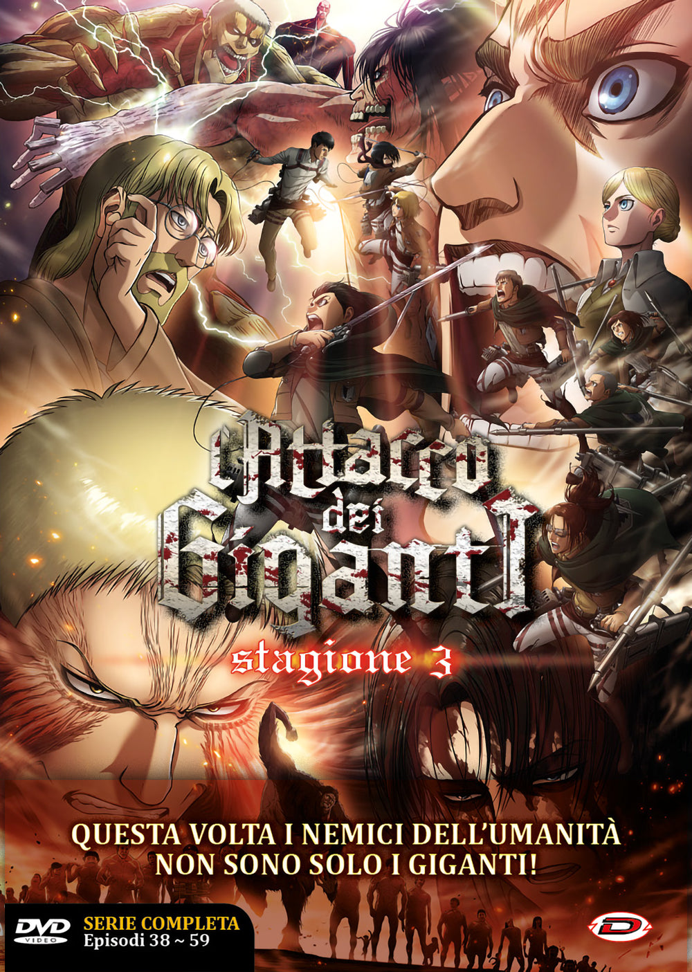 Attacco Dei Giganti (L') - Stagione 03 The Complete Series (4 Dvd) (Eps 01-22)