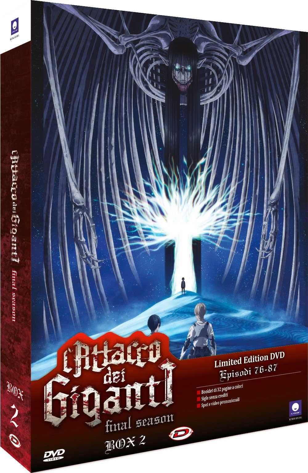 Attacco Dei Giganti (L') - The Final Season Box #02 (Eps 17-28) (Ltd.Edition)